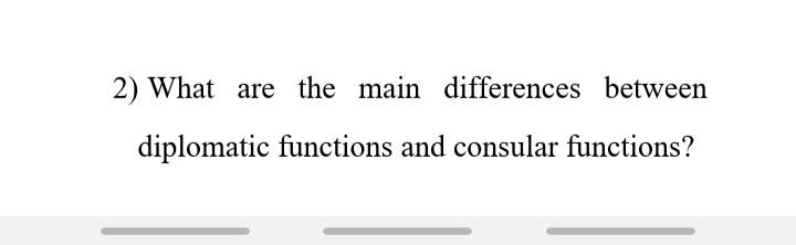 2) What are the main differences between