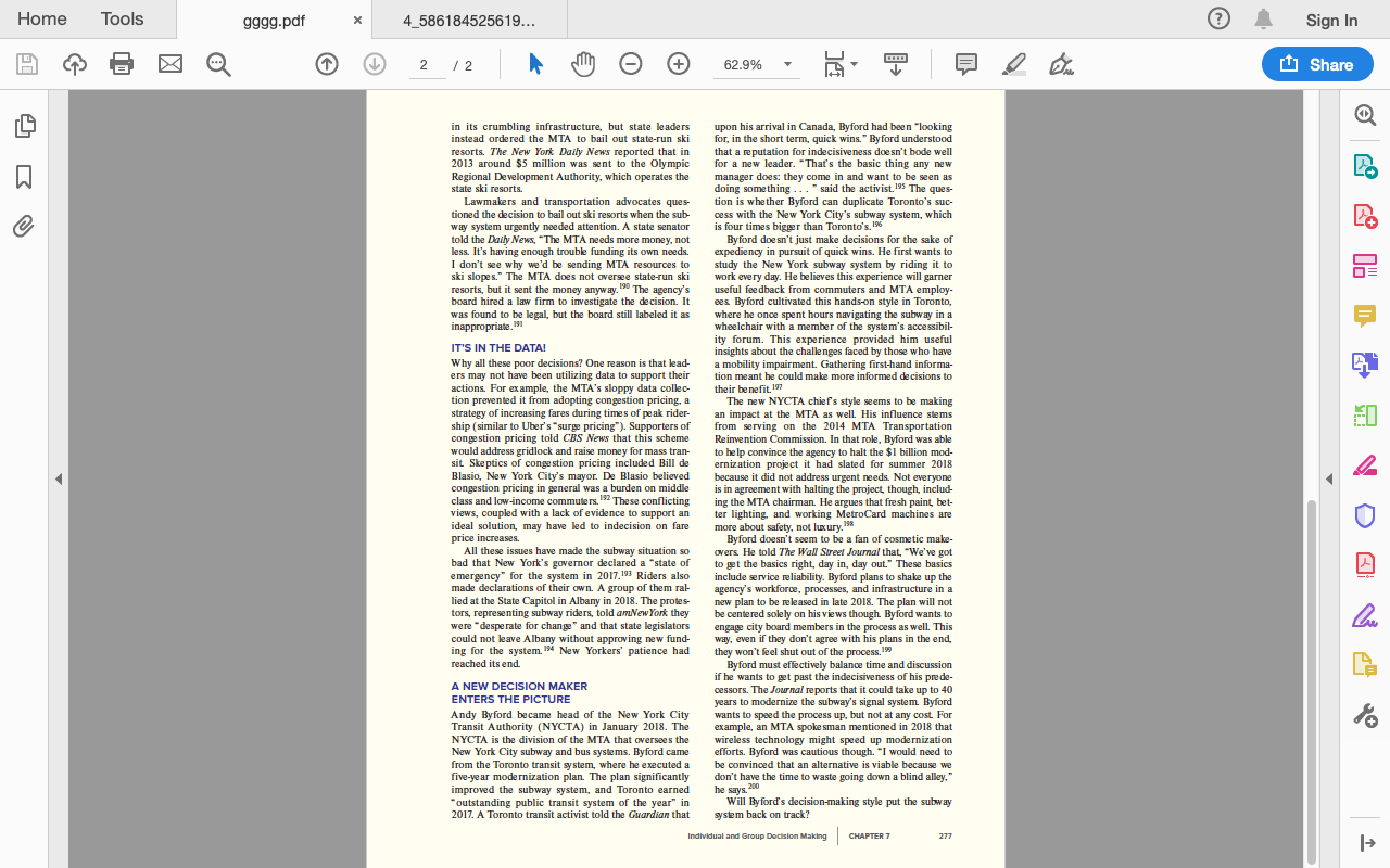 What is the underlying problem in this case from