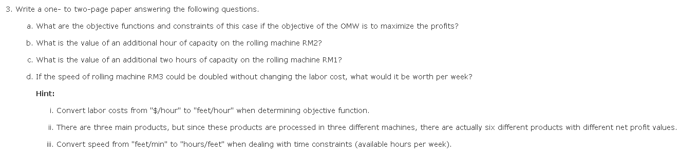 Answer #3 only Purpose To assess your ability to: