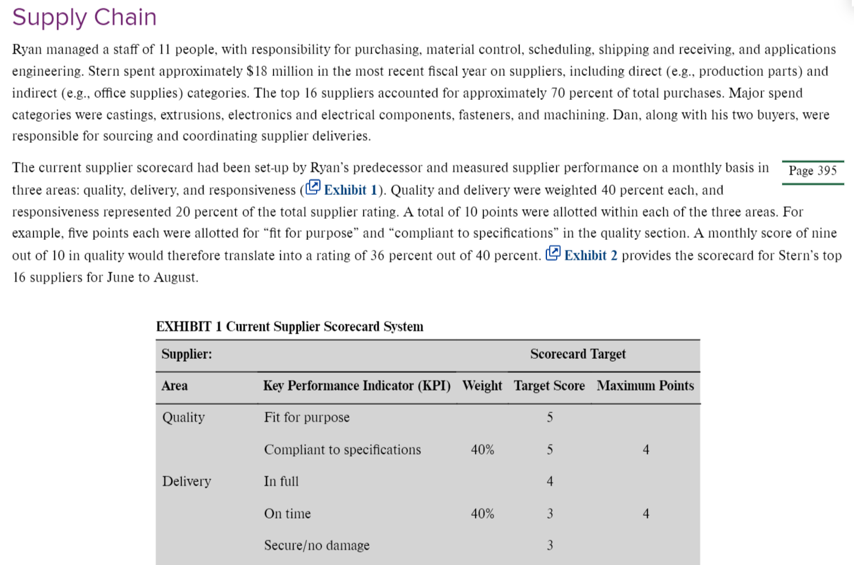 Case 13-2 Stern Aerospace 1. How much work do you