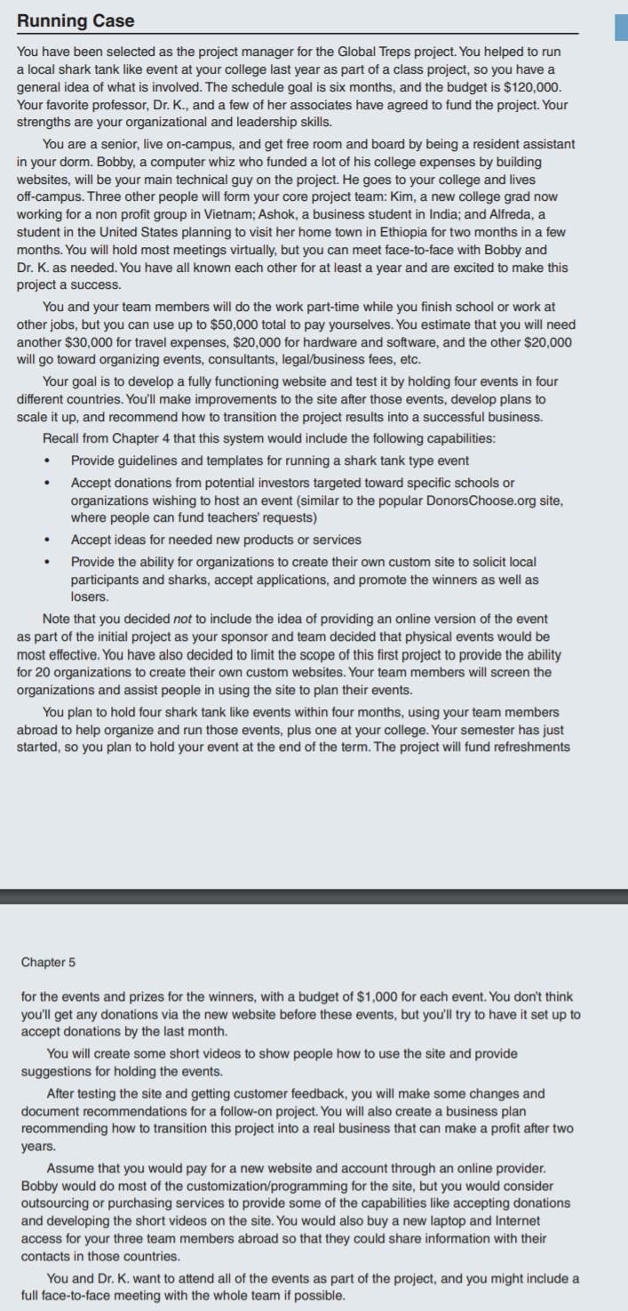 QUESTION: Develop a strategy for scope validation