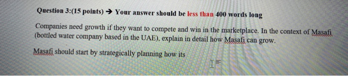 ok Question 3:(15 points) Your answer should be
