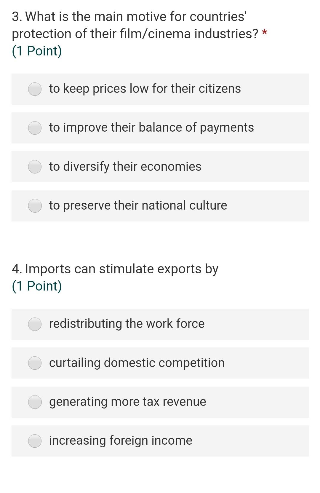 * Required 1. Do you want a bouns mark * (1