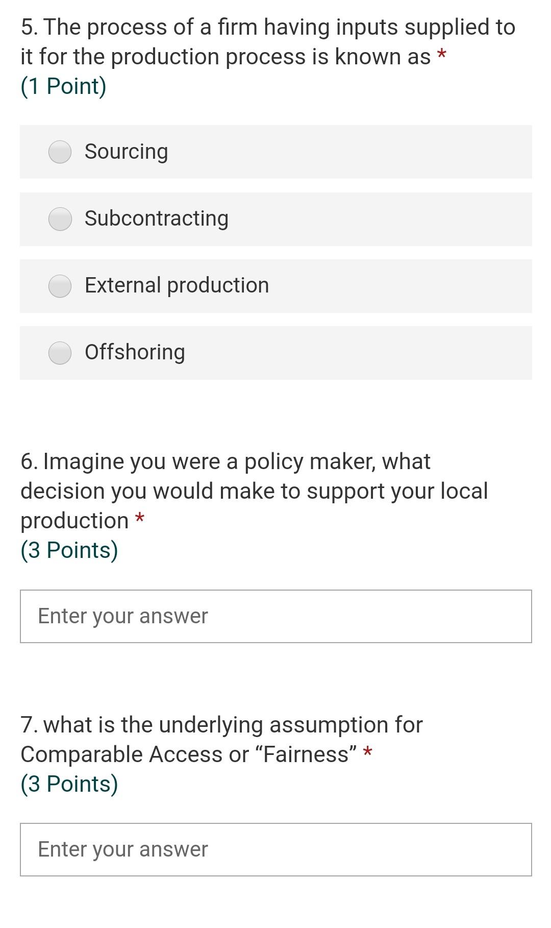 * Required 1. Do you want a bouns mark * (1