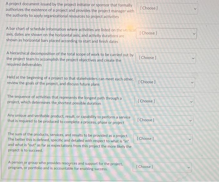 Please match the term with the appropriate