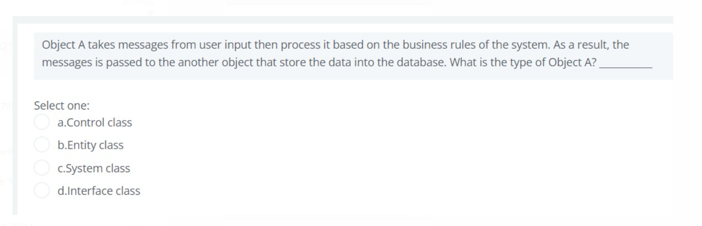 A standard design refers to: Select one: a.Using