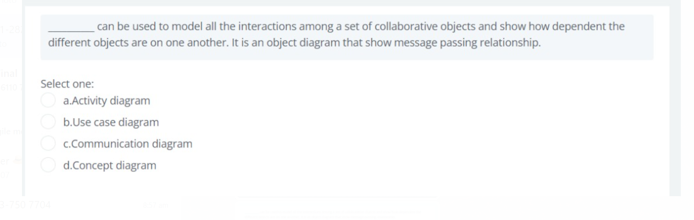 A standard design refers to: Select one: a.Using