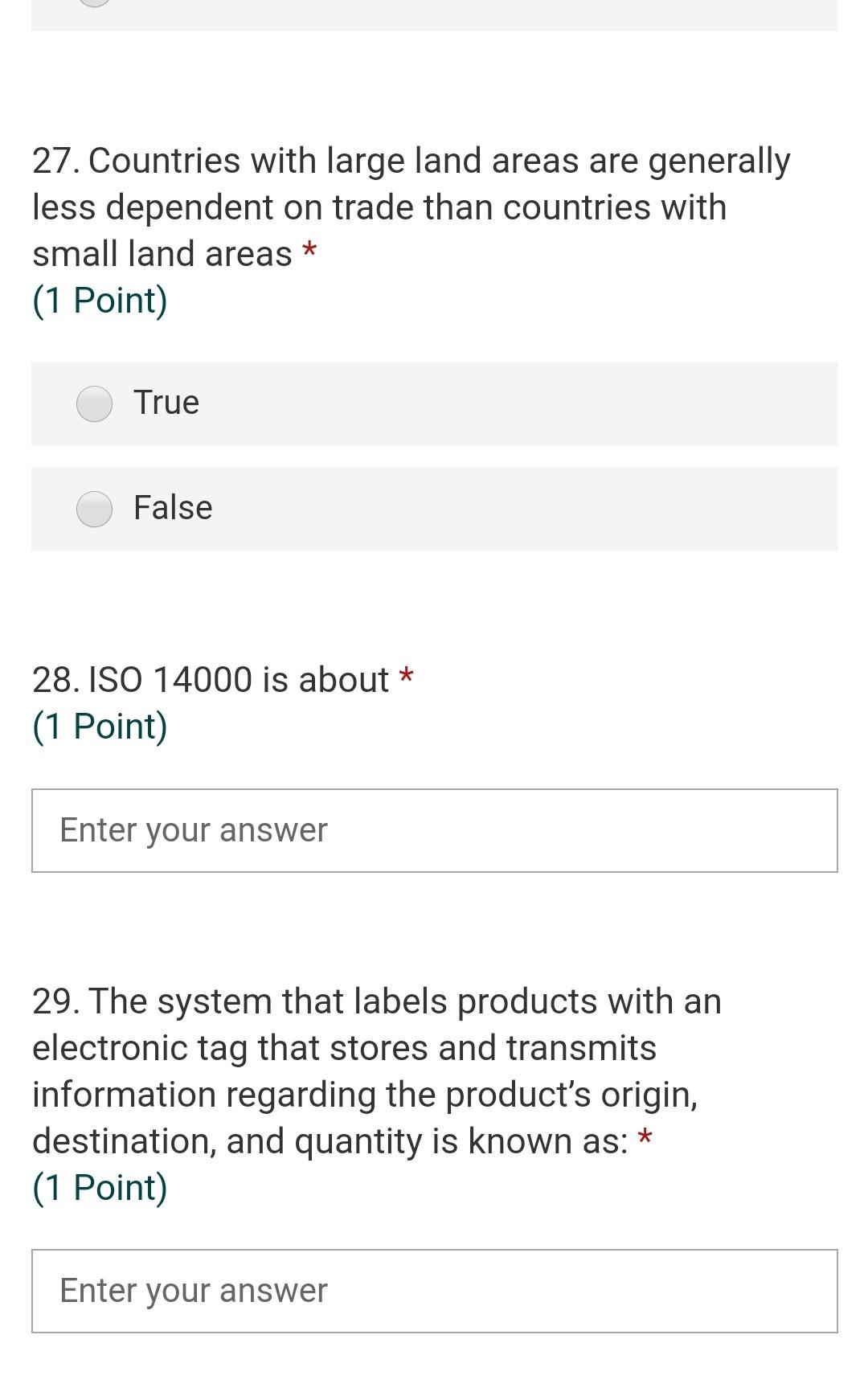 * Required 1. Do you want a bouns mark * (1