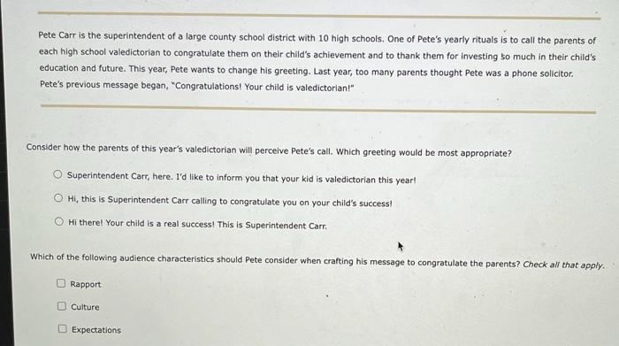Differences in perception often cause confusion