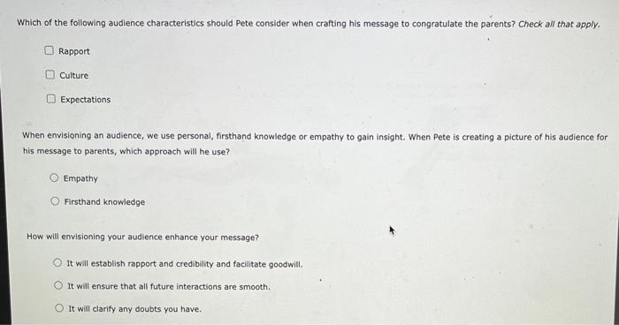 Differences in perception often cause confusion