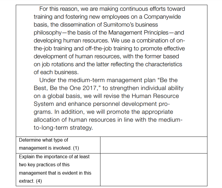 For this reason, we are making continuous efforts