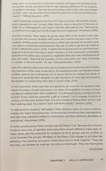 please answer the 4 questions at the bottom that