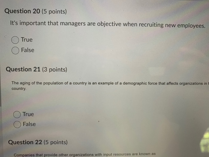 Question 15 (2 points) Crossed trained is Having