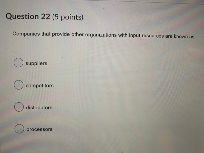 Question 15 (2 points) Crossed trained is Having