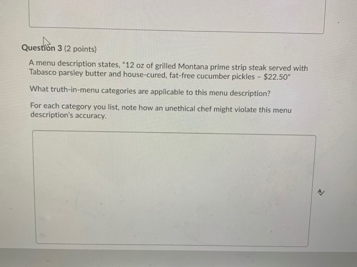 Question 1 (2 points) What are the two primary
