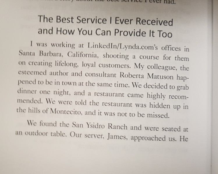 One important thing to remember as the chapter