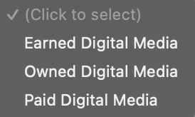 This is the answer choices for each question