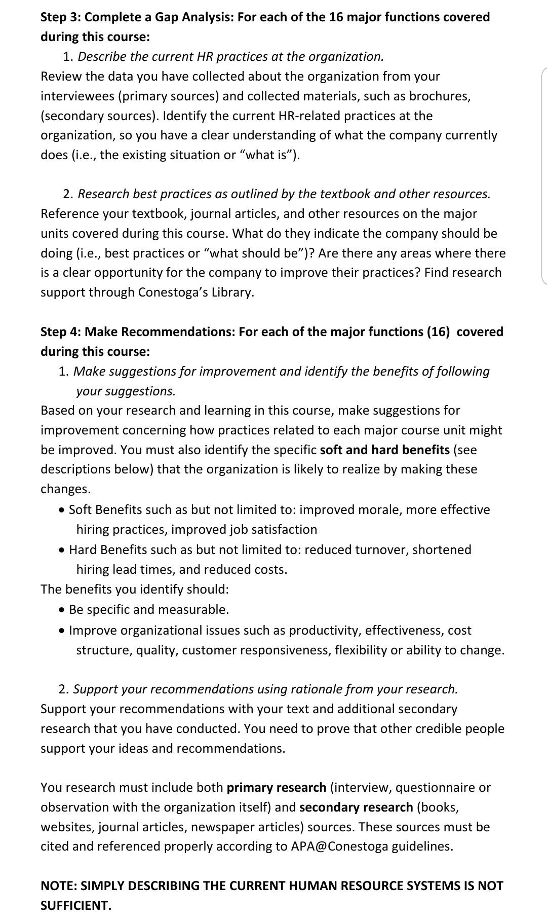 Group Project: HR Analysis Group Project STEPS -