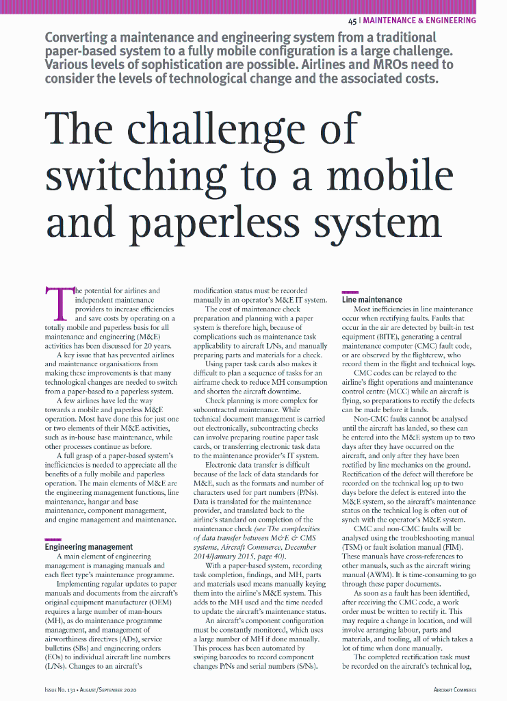 GROUP TASK Reading through the article, identify