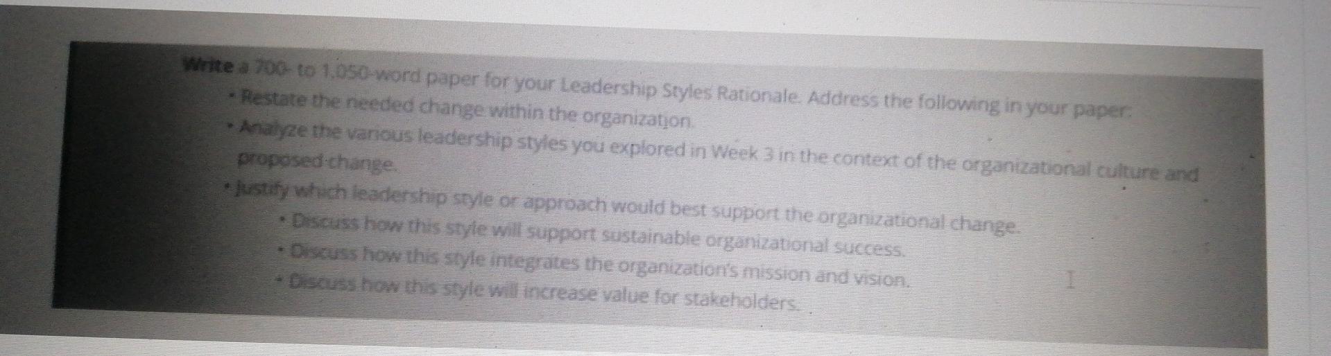 please has be between 700 to 1,000 words Write a