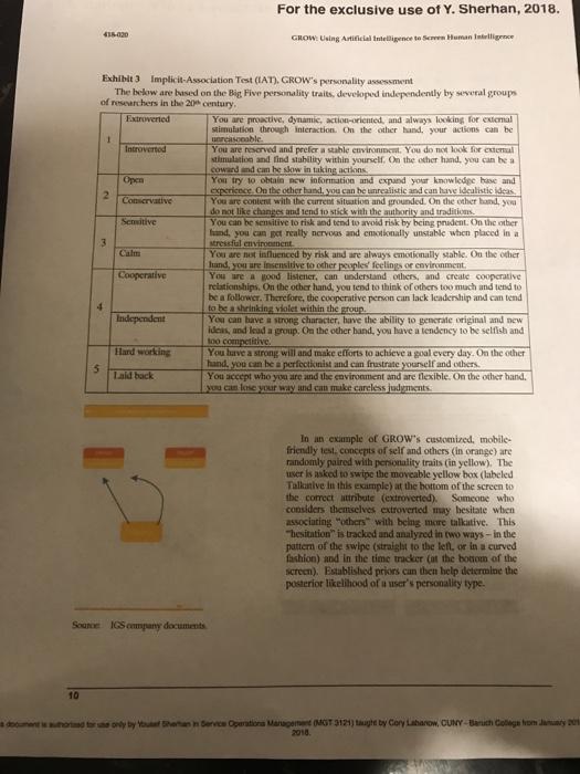 (1) Which of the three company's approaches to