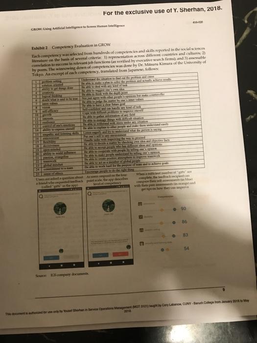 (1) Which of the three company's approaches to