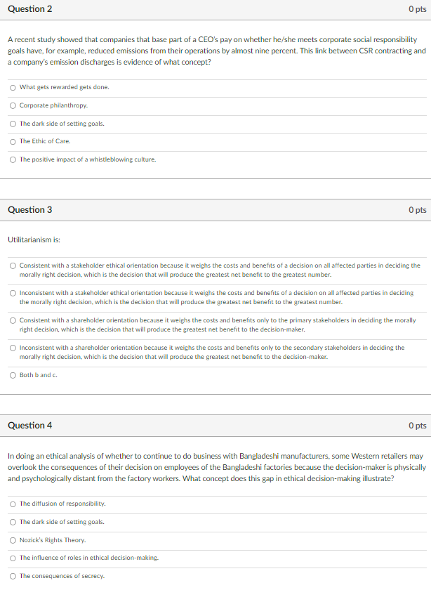 A recent study showed that companies that base