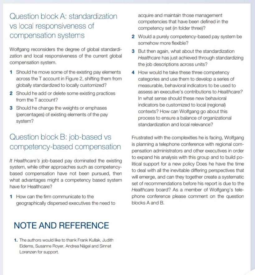 Can you answer Question Block A (1-3); Question