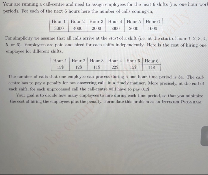 combination optimization problem Your are running
