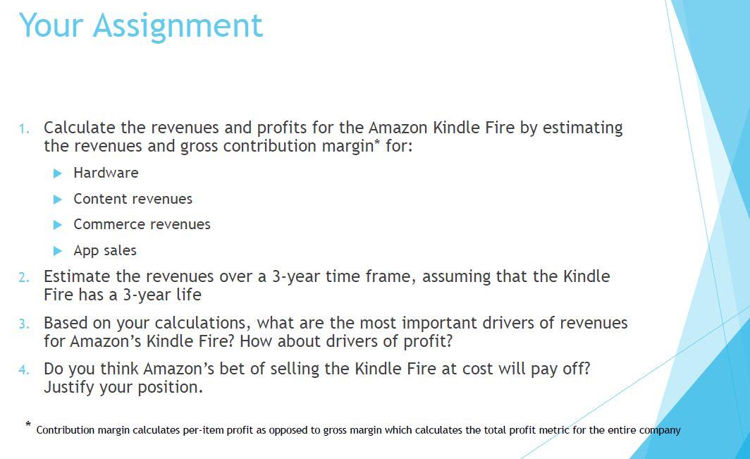 Amazons Kindle Fire - Business Model - This case