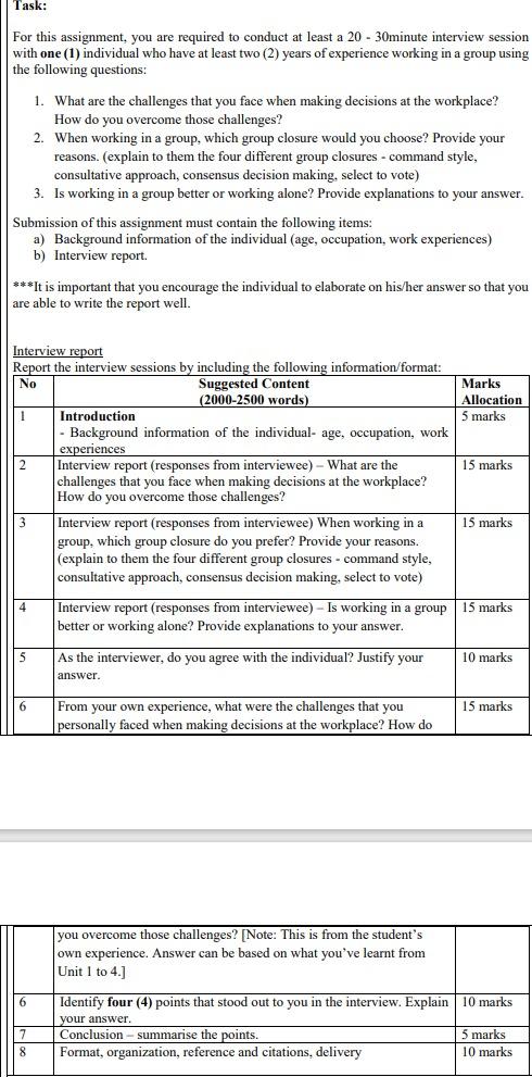 need answer for no 6) identify four points that