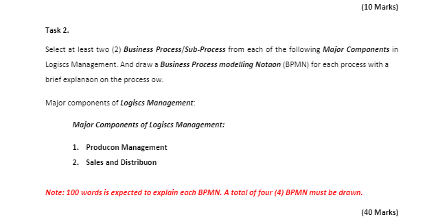 Please write 600 words (10 Marks) Task 2. Select