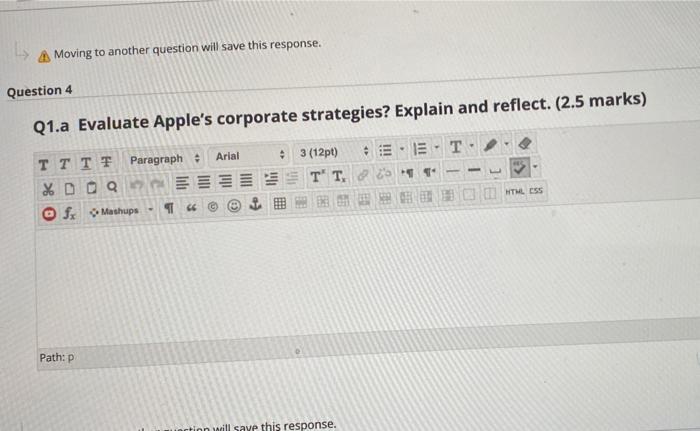 A Moving to another question will save this