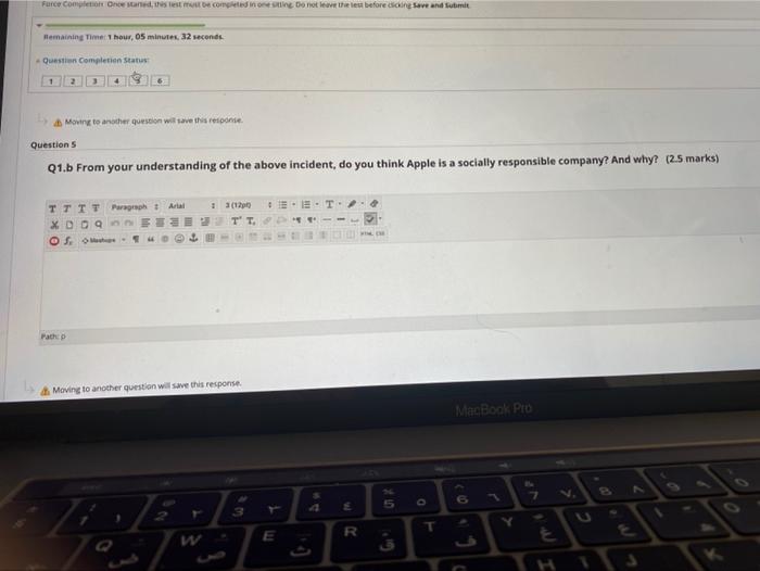 A Moving to another question will save this