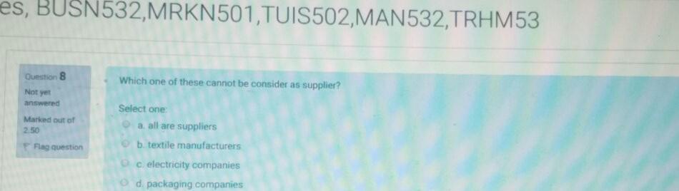 es, BUSN532,MRKN501, TUIS502,MAN532,TRHM53