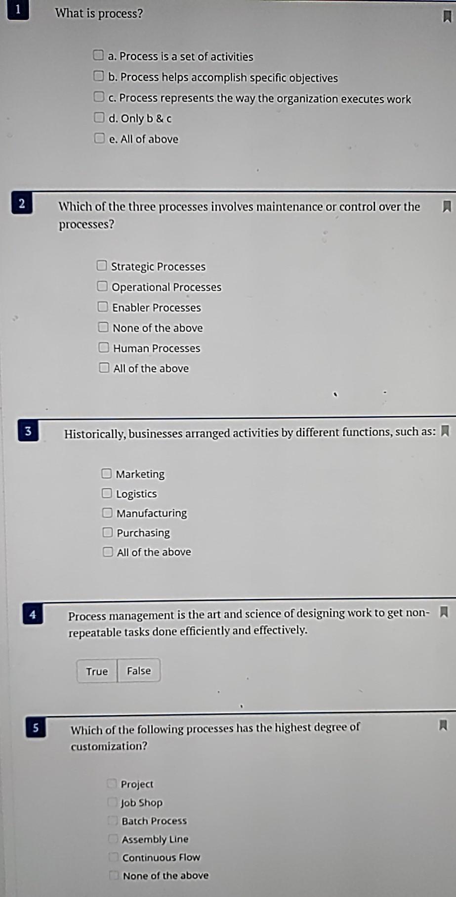 1 What is process? a. Process is a set of