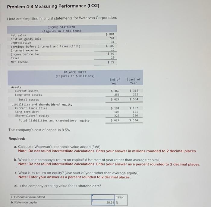 can you solve this Problem 4-3 Measuring