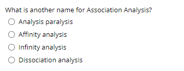 What is another name for Association Analysis?