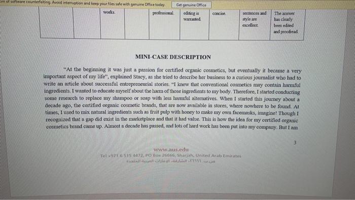 om of saltware counterfeiting. Avoid interruption