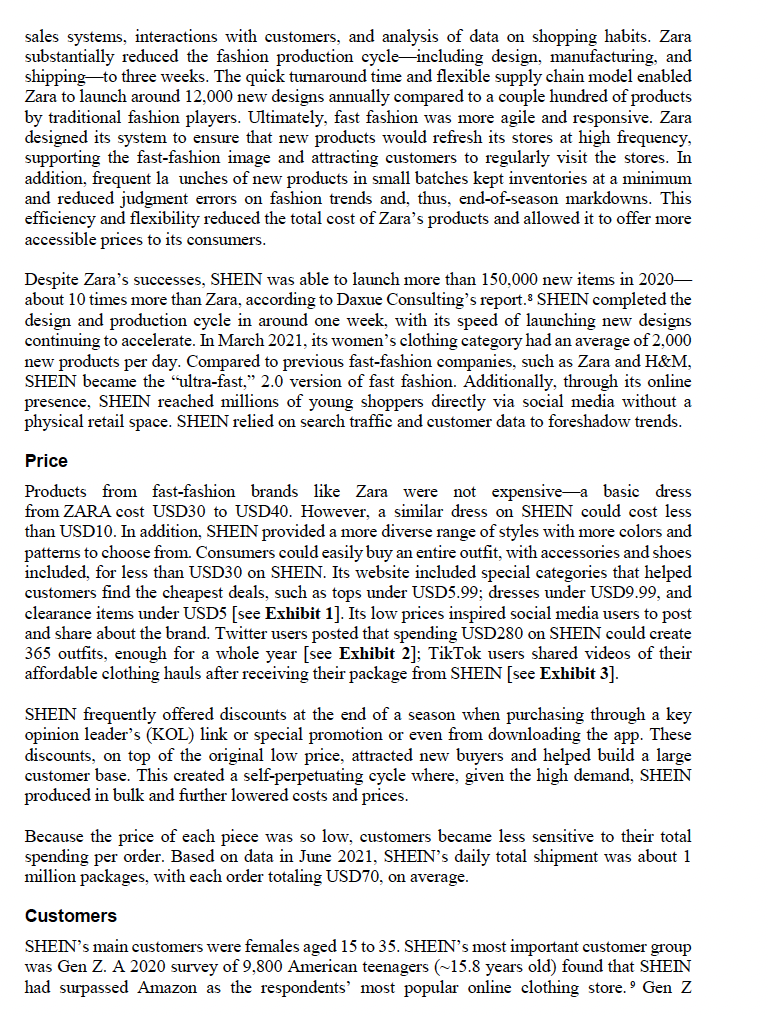 1. 1.Discuss SHEINs key issues, competencies,
