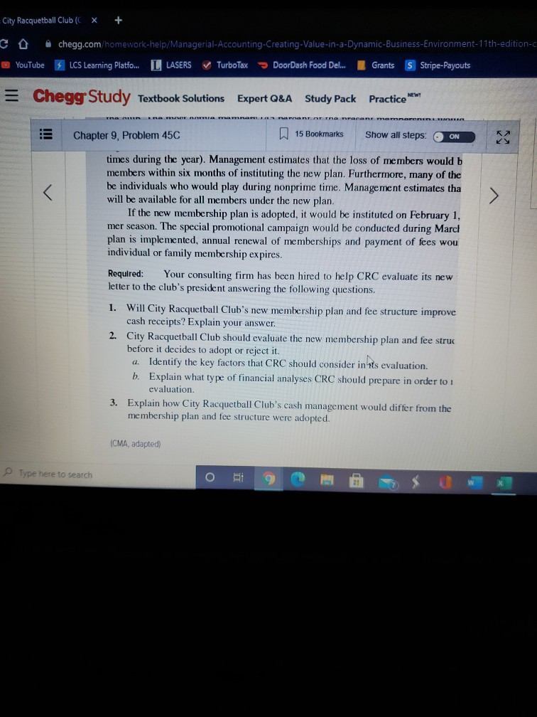 please show work in excel YouTube LCS Learning