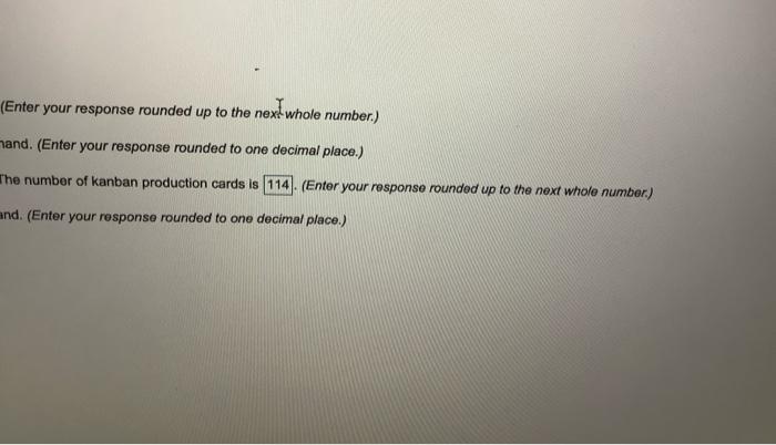 Consider the following information: Demand rate