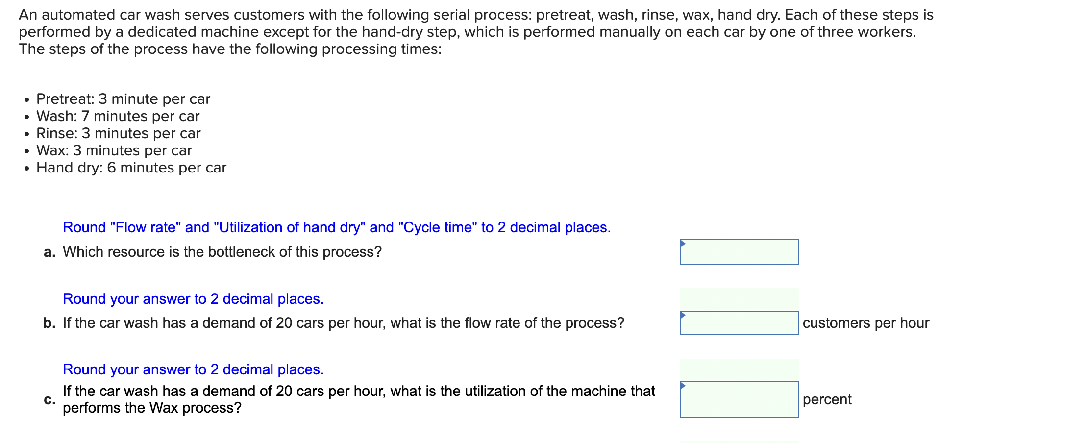 An automated car wash serves customers with the