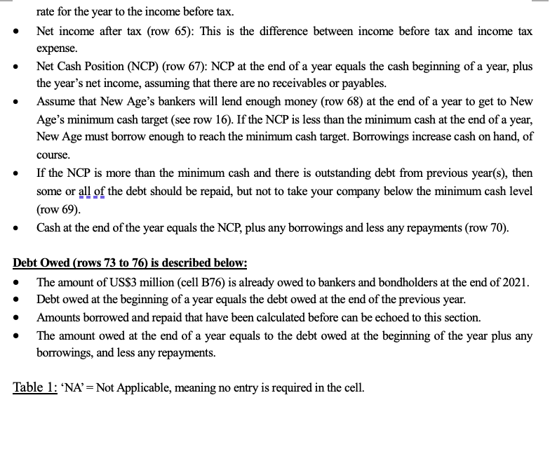 Question1 (40 marks) Refer to Table 1. Write the