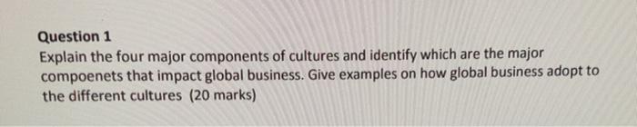 Question 1 Explain the triple As in supply chain