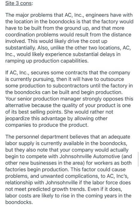 Managerial Decision-Making Information &