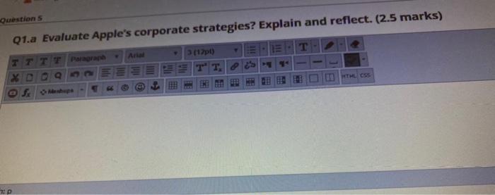 Questions Q1.a Evaluate Apple's corporate