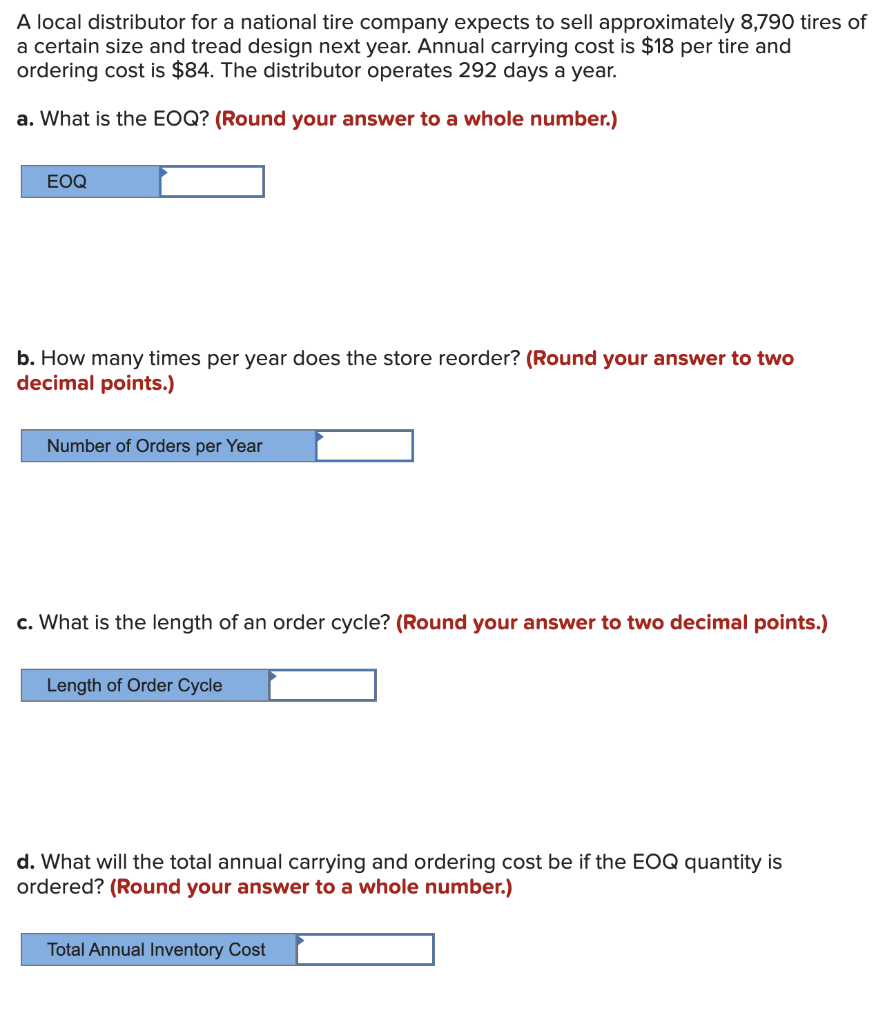 A local distributor for a national tire company