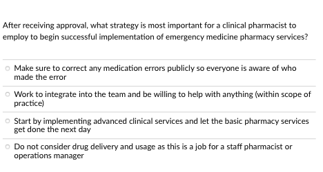 After receiving approval, what strategy is most