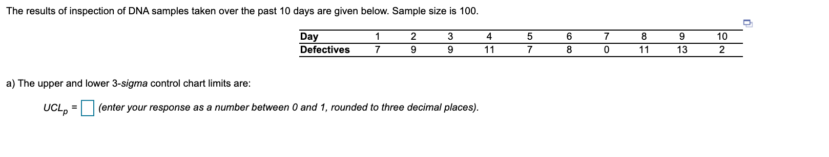 The results of inspection of DNA samples taken